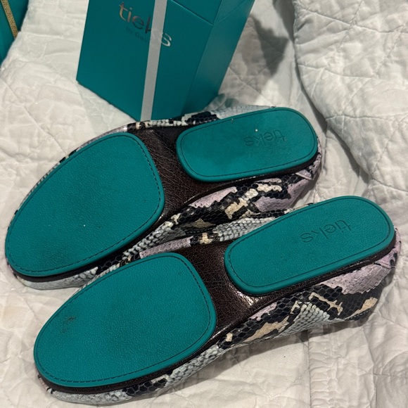 Tieks Lavender Snakeskin Ballet Flats - Picture 7 of 7